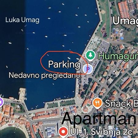Bella Apartment Umag Bagian luar foto